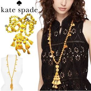 Kate Spade New York Pretty Pima Tassel Necklace